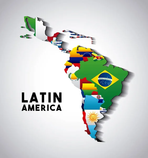 Map of Latin America