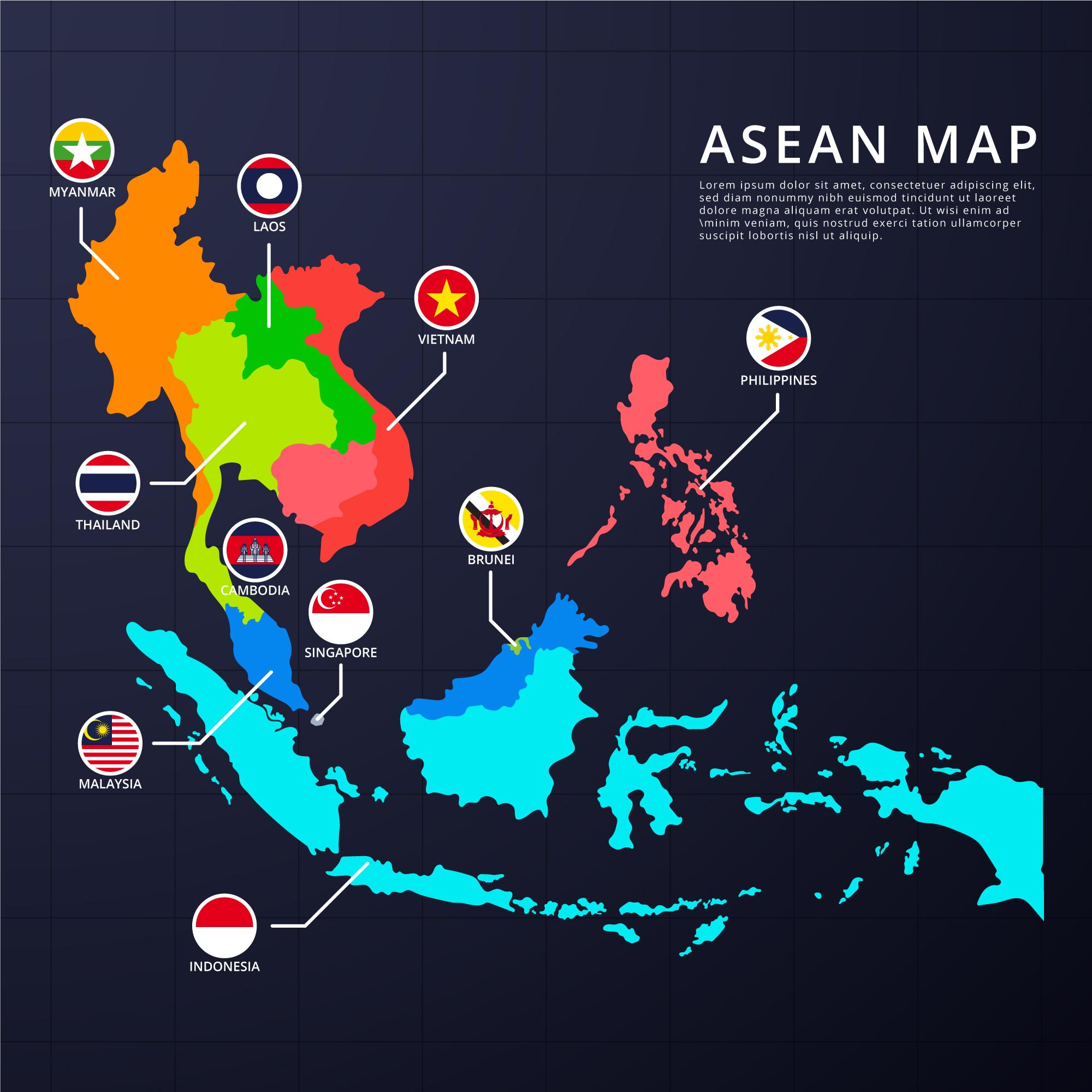 Map of Southeast Asia